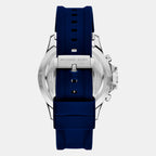 Men Quartz Black Dial Chronograph Silicone Watch MK01160