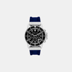 Men Quartz Black Dial Chronograph Silicone Watch MK01160