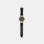 Men Quartz Black Dial Chronograph Silicone Watch MK01162