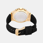 Men Quartz Black Dial Chronograph Silicone Watch MK01162