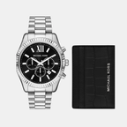 Michael Kors Round Black Chronograph watch