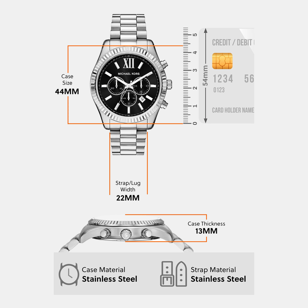 Michael Kors Stainless Steel Round watch