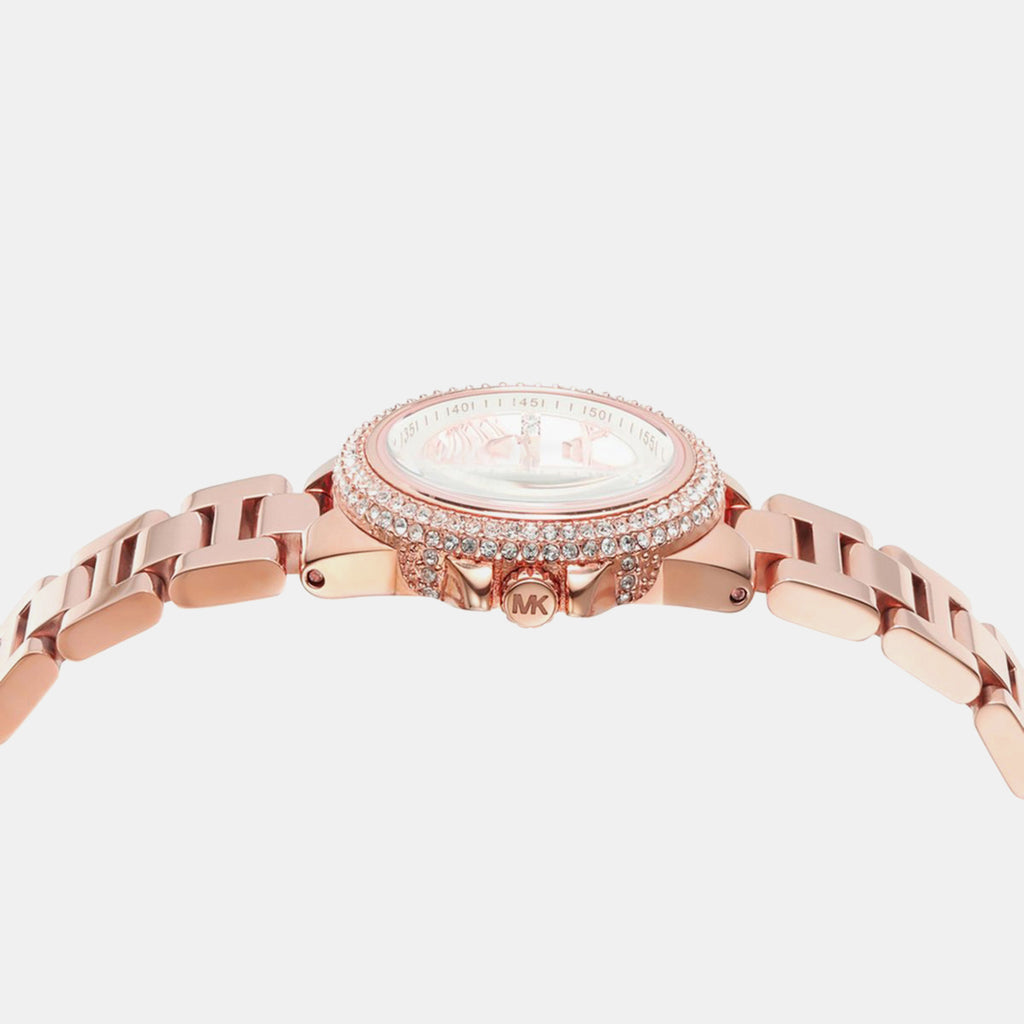 Camille Women Quartz White Dial Analog Stainless Steel Watch MK3253