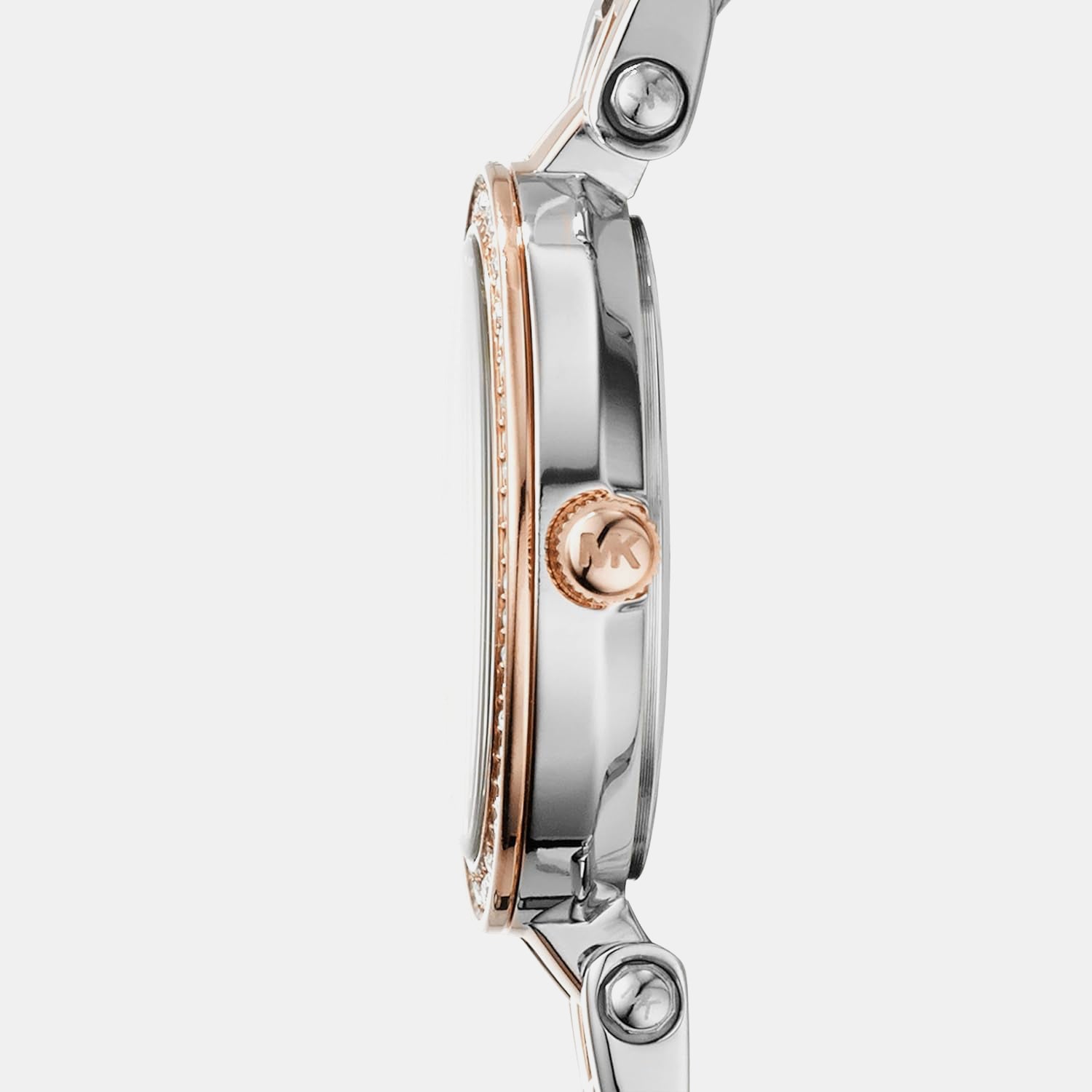 Petite Darci Women Quartz Silver Dial Analog Stainless Steel Watch MK3298