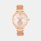Female Rose Gold Stainless Steel Chronograph Watch MK3640