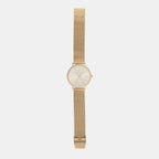 Pyper Women Quartz Gold Dial Analog Stainless Steel Watch MK4339