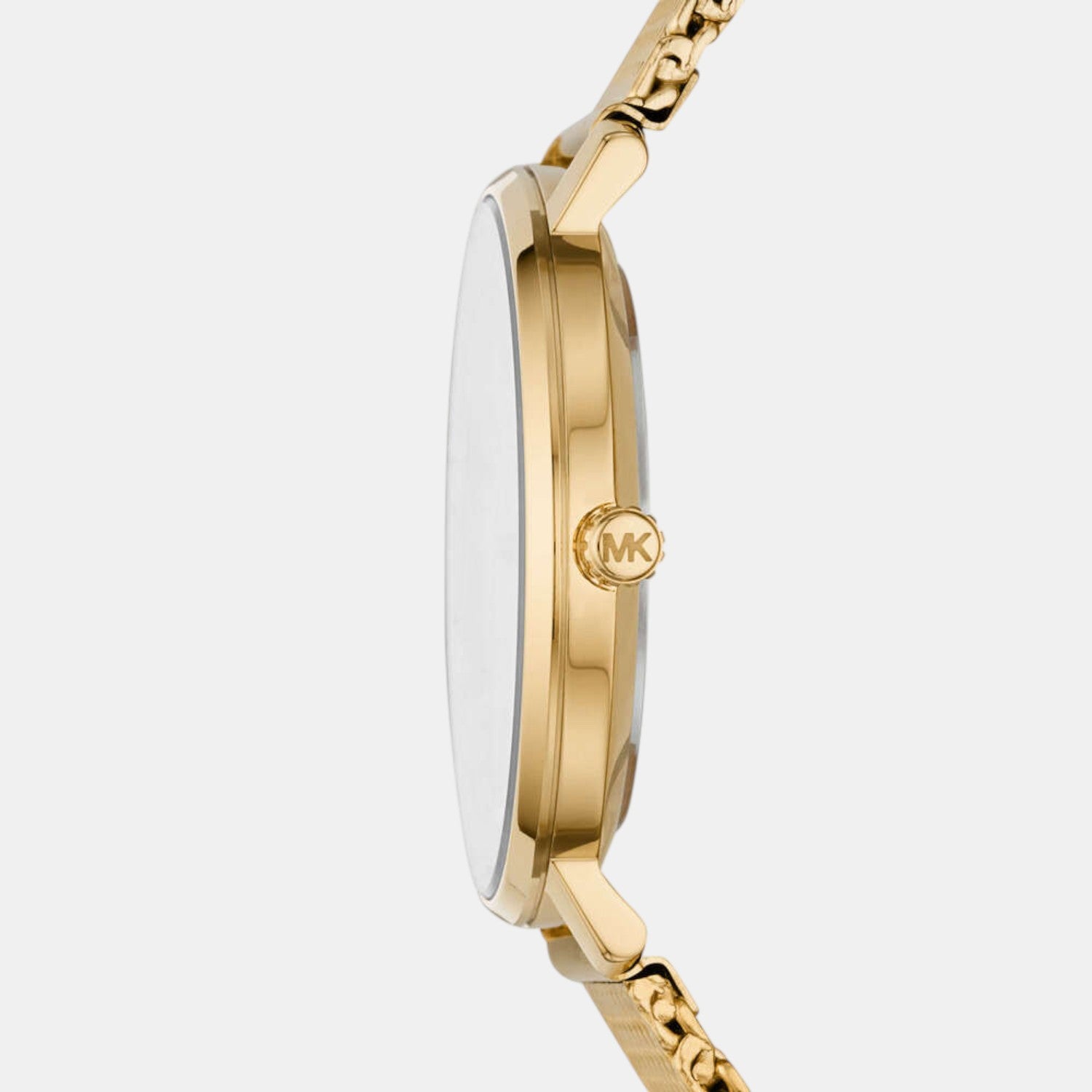 Pyper Women Quartz Gold Dial Analog Stainless Steel Watch MK4339