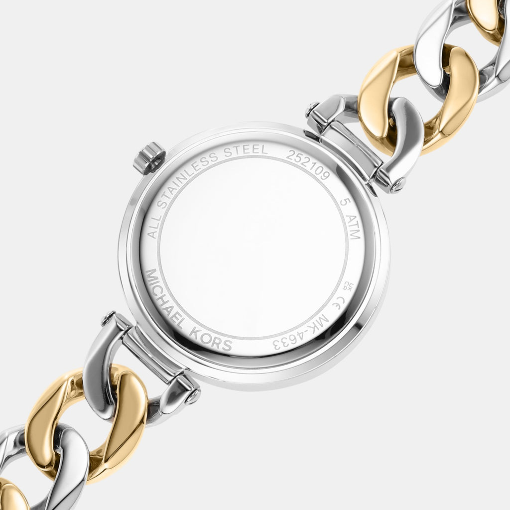 Catelyn Women Quartz White Dial Analog Stainless Steel Watch MK4633