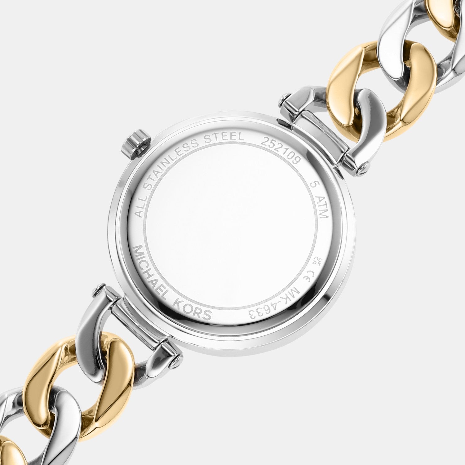 Catelyn Women Quartz White Dial Analog Stainless Steel Watch MK4633