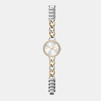 Catelyn Women Quartz White Dial Analog Stainless Steel Watch MK4633