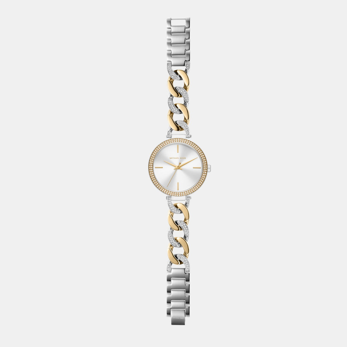 Outlet Catelyn Women Quartz Silver Dial Analog Stainless Steel Watch MK4633