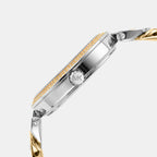 Catelyn Women Quartz White Dial Analog Stainless Steel Watch MK4633