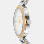 Catelyn Women Quartz White Dial Analog Stainless Steel Watch MK4633