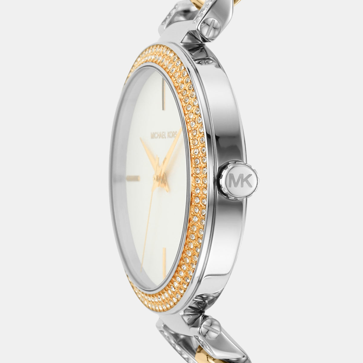 Outlet Catelyn Women Quartz Silver Dial Analog Stainless Steel Watch MK4633