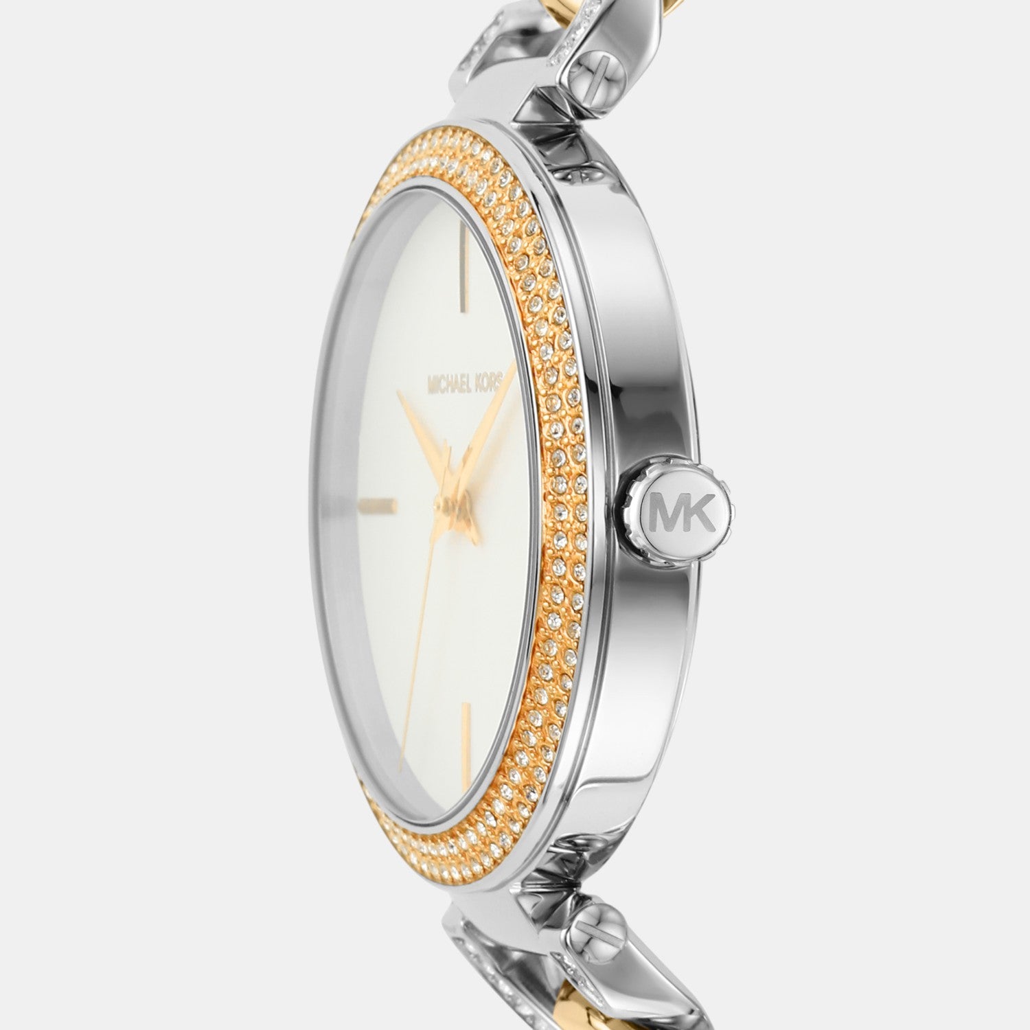 Catelyn Women Quartz White Dial Analog Stainless Steel Watch MK4633