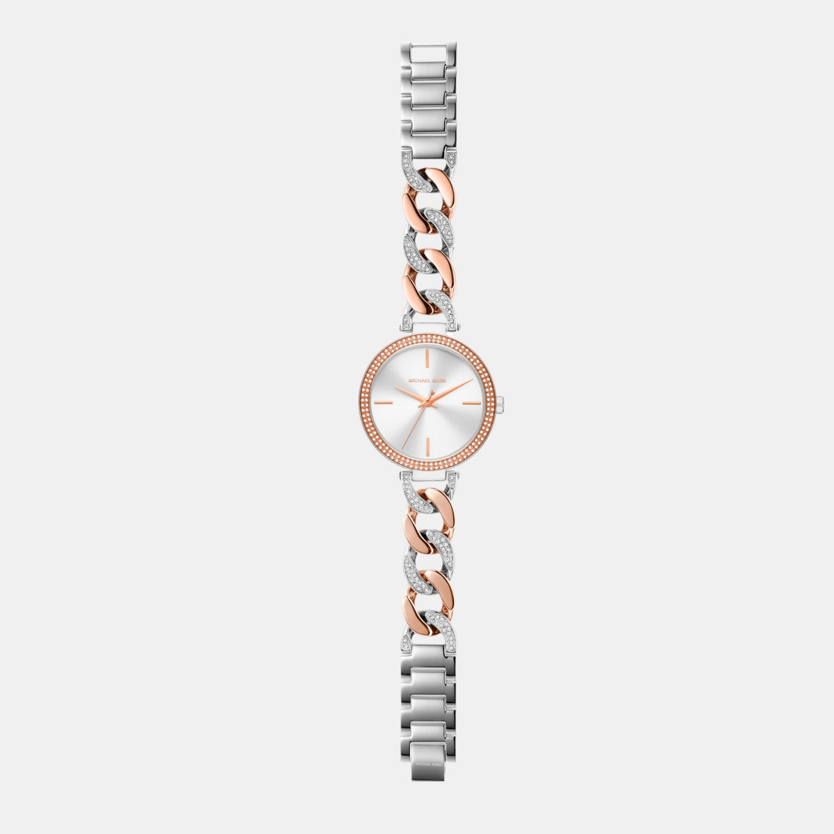 Outlet Catelyn Women Quartz Silver Dial Analog Stainless Steel Watch MK4634