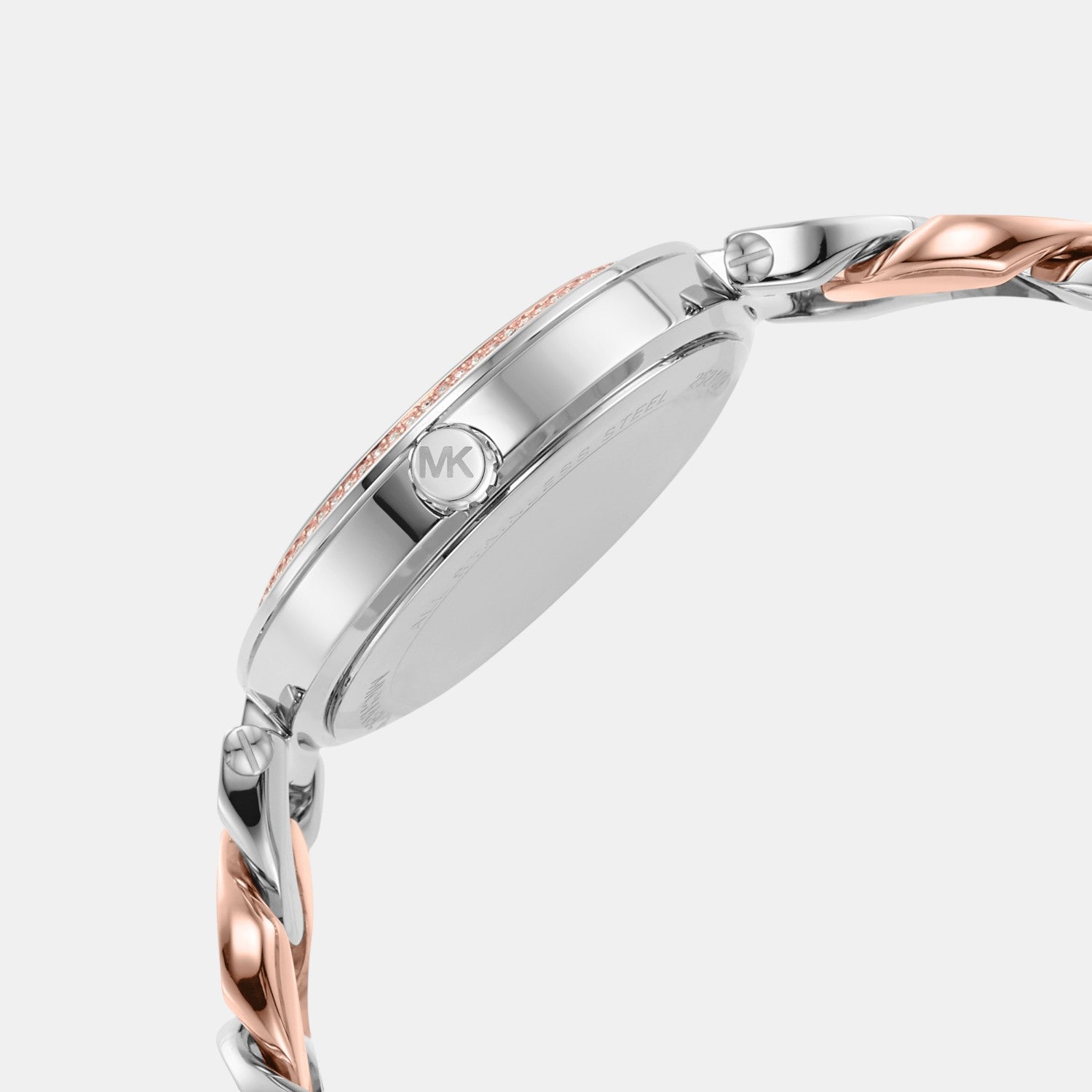 Catelyn Women Quartz White Dial Analog Stainless Steel Watch MK4634