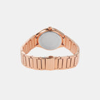 Sylvia Women Quartz White Dial Analog Stainless Steel Watch MK4656