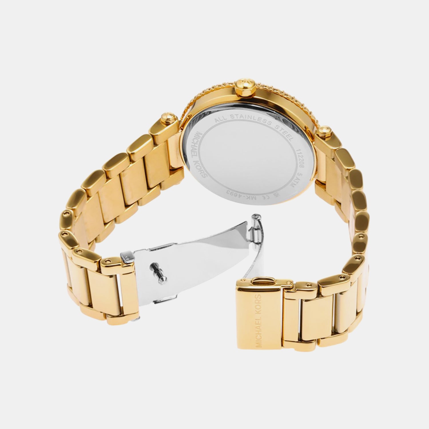 Parker Women Quartz White Dial Analog Stainless Steel Watch MK4693