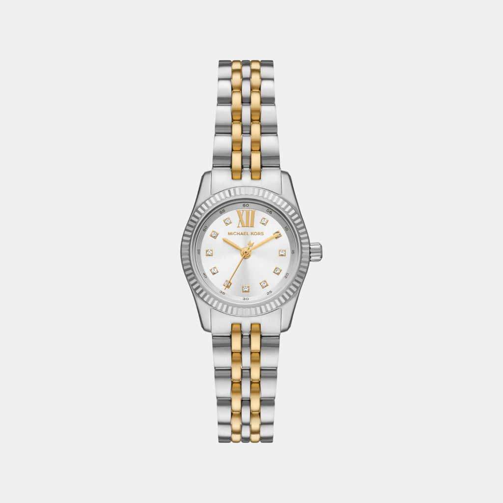 Lexington Women Quartz White Dial Analog Stainless Steel Watch MK4740