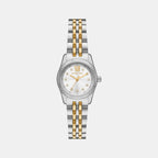 Lexington Women Quartz White Dial Analog Stainless Steel Watch MK4740