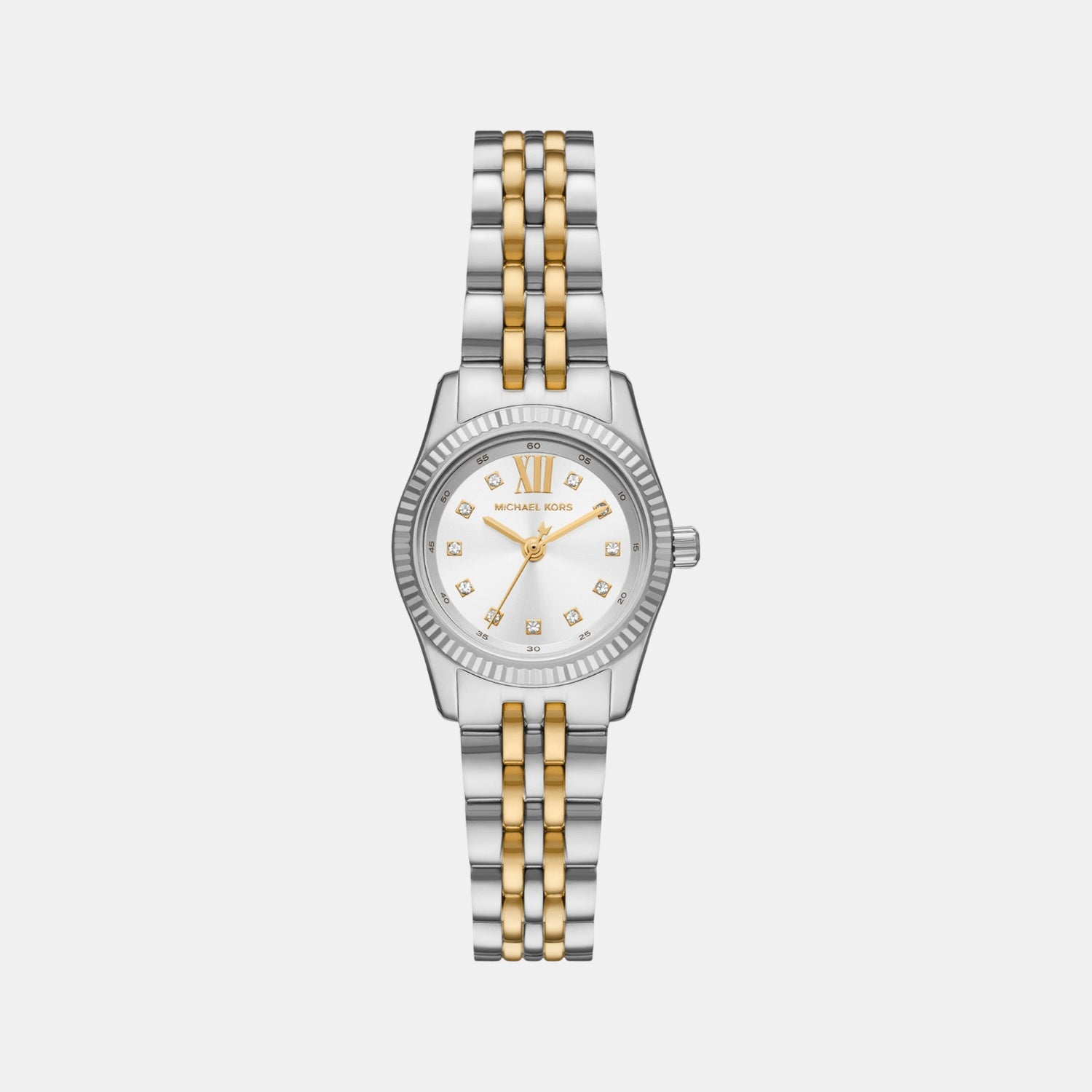 Lexington Women Quartz White Dial Analog Stainless Steel Watch MK4740