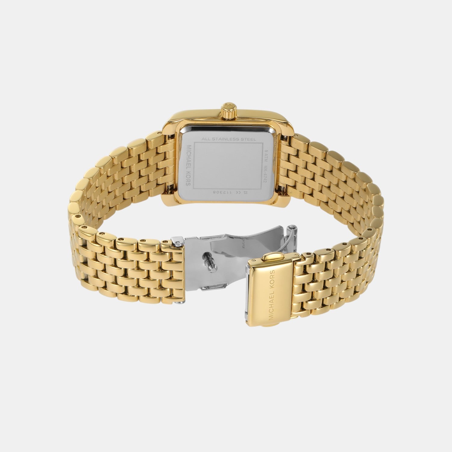 Emery Women Quartz Green Dial Analog Stainless Steel Watch MK4742