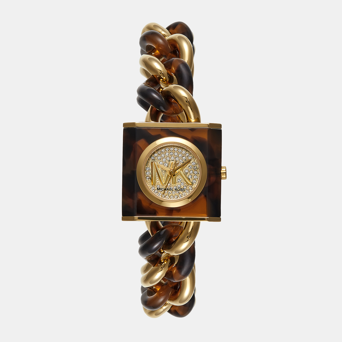 Michael Kors Rectangular Gold Analog watch