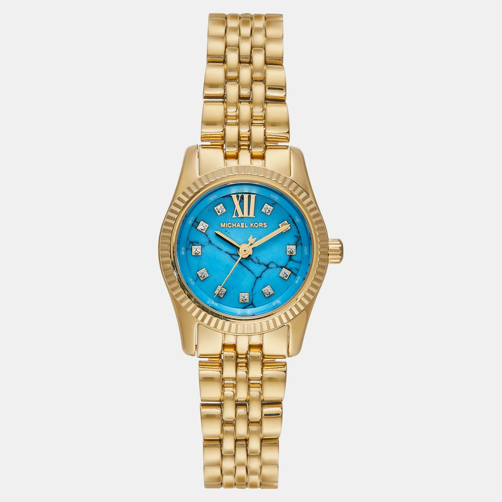 Lexington Women Quartz Blue Dial Analog Stainless Steel Watch MK4813