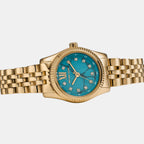 Lexington Women Quartz Blue Dial Analog Stainless Steel Watch MK4813