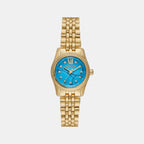 Lexington Women Quartz Blue Dial Analog Stainless Steel Watch MK4813