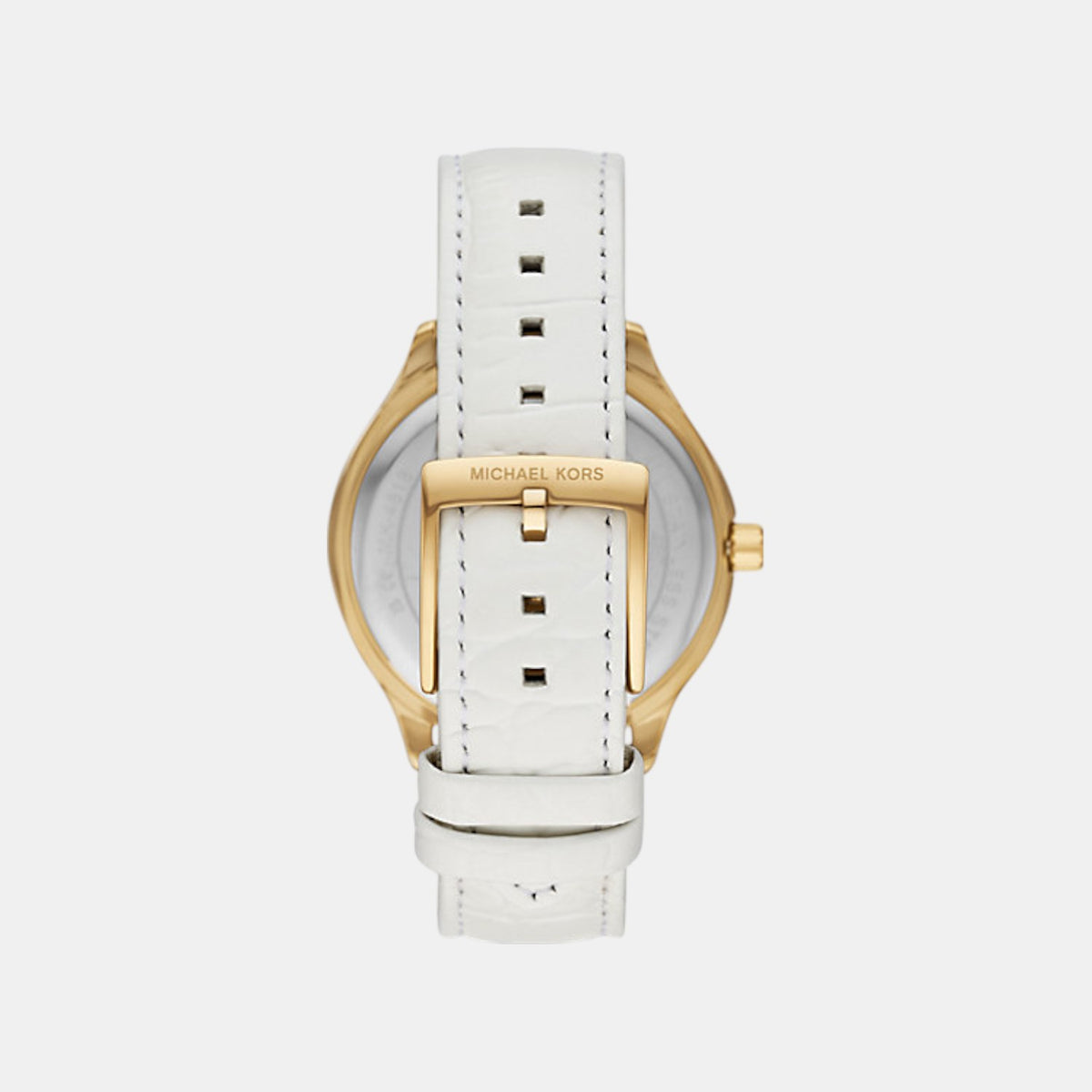 Sage Women Quartz Mother Of Pearl Dial Analog Leather Watch MK4818