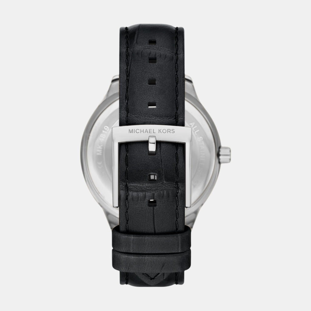 Sage Women Quartz Mother Of Pearl Dial Analog Leather Watch MK4821