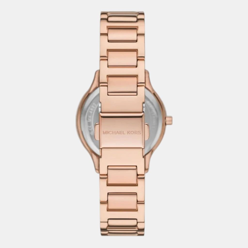 Sage Women Quartz Mother Of Pearl Dial Analog Stainless Steel Watch MK4823