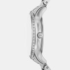 Sage Women Quartz Mother Of Pearl Dial Analog Stainless Steel Watch MK4824