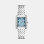 Emery Women Quartz Blue Dial Analog Stainless Steel Watch MK4829