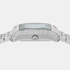 Emery Women Quartz Blue Dial Analog Stainless Steel Watch MK4829