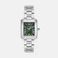 Women Quartz Green Dial Analog Stainless Steel Watch MK4832