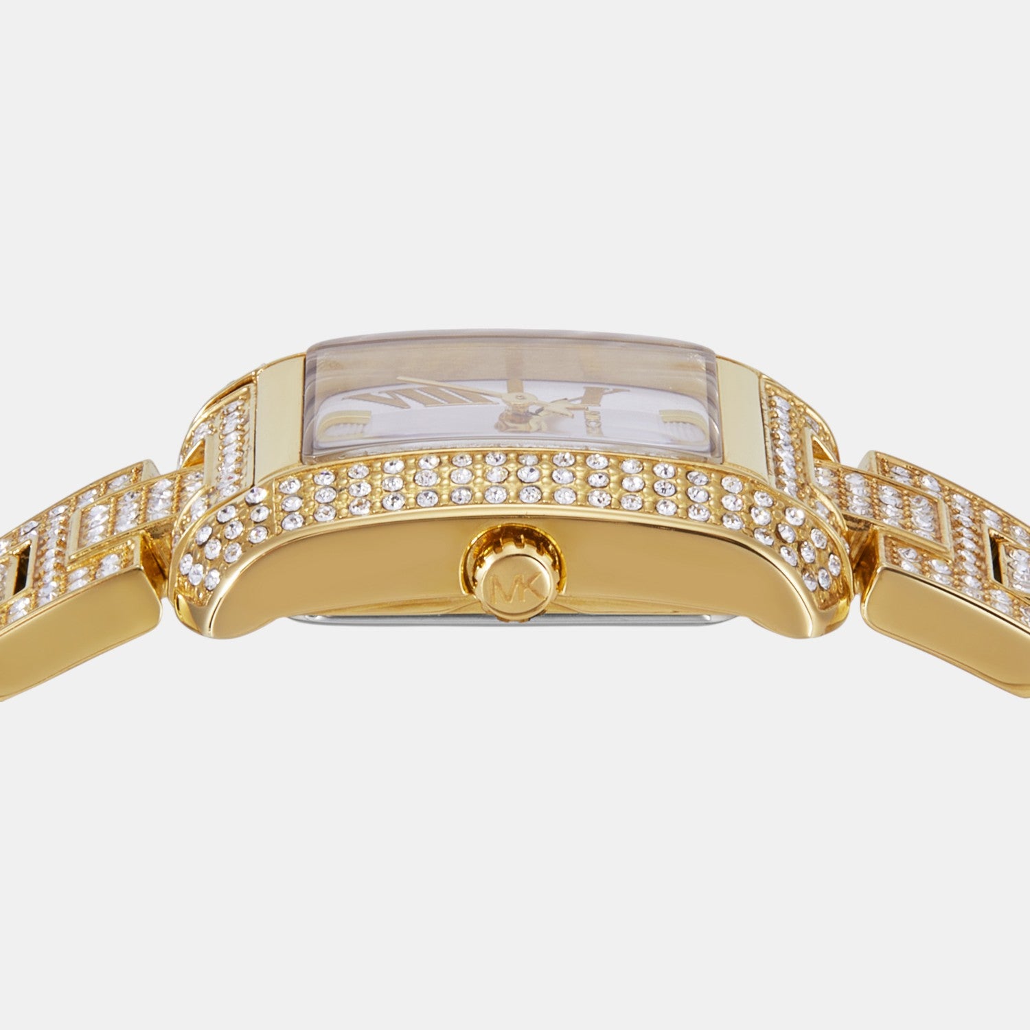 Emery Women Quartz White Dial Analog Stainless Steel Watch MK4835