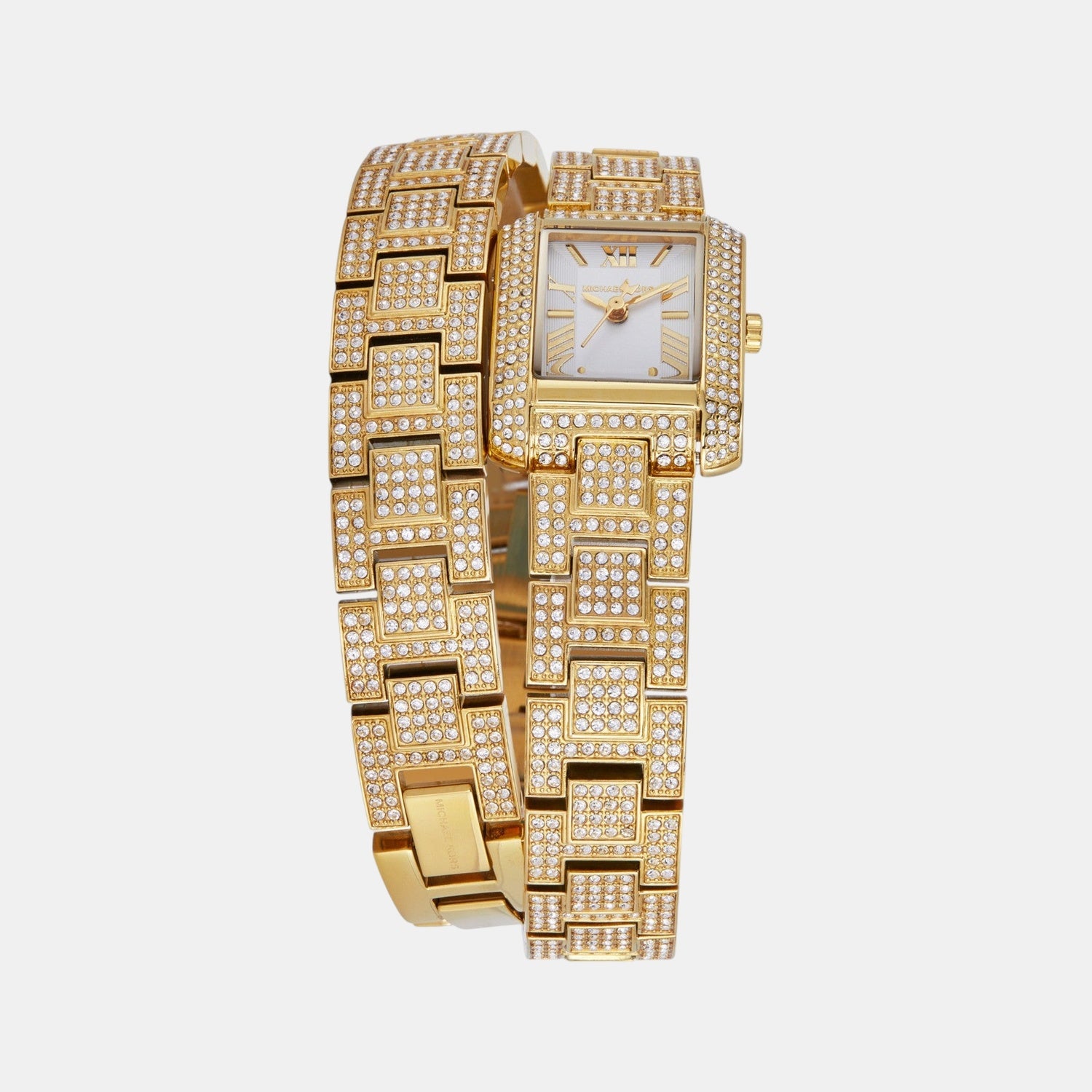 Emery Women Quartz White Dial Analog Stainless Steel Watch MK4835