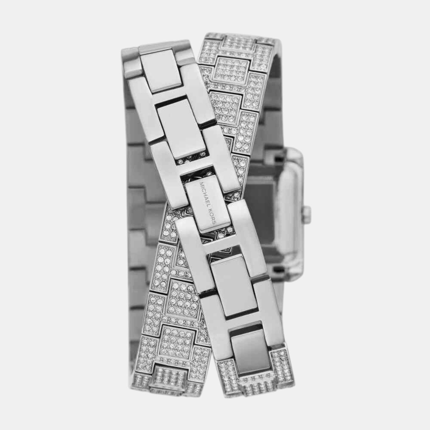 Emery Women Quartz White Dial Analog Stainless Steel Watch MK4836