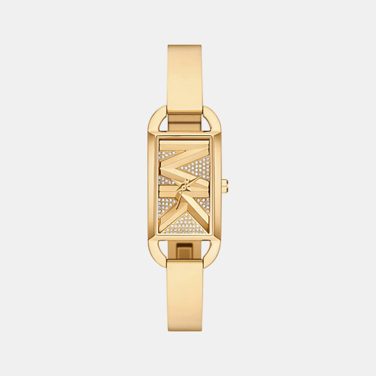 Mk Empire Women Quartz Gold Dial Analog Stainless Steel Watch MK4840