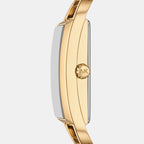 Empire Women Quartz Gold Dial Analog Stainless Steel Watch MK4840