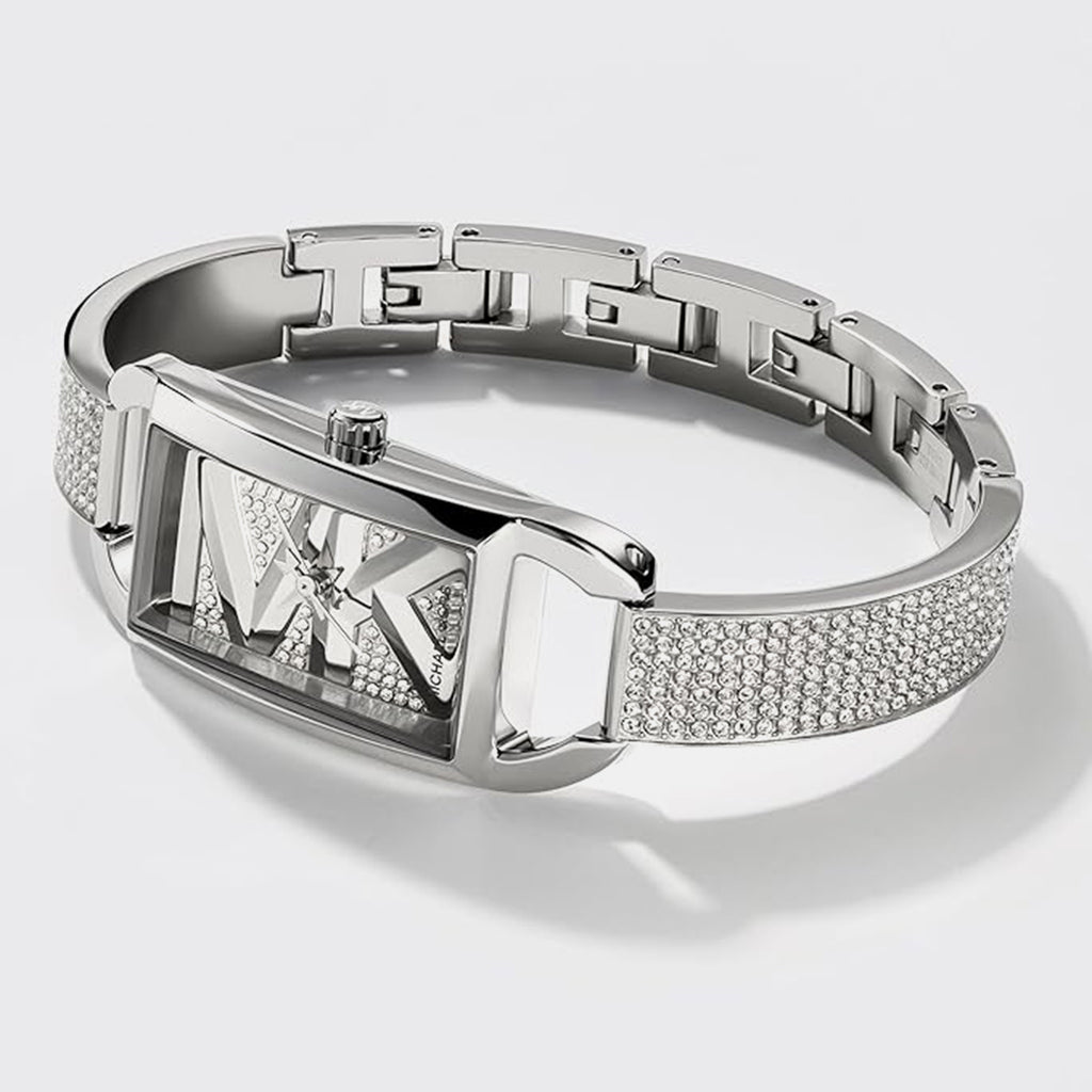 Mk Empire Women Quartz Silver Dial Analog Stainless Steel Watch MK4841