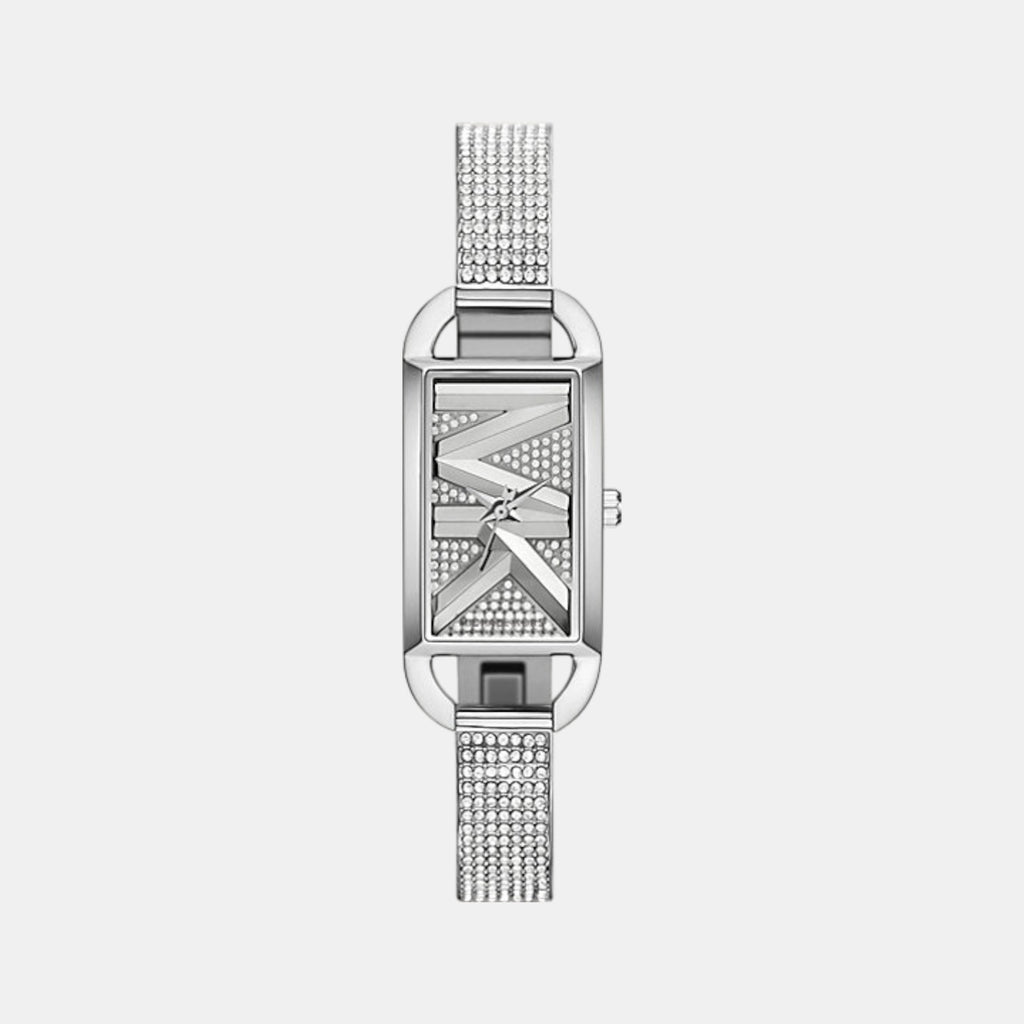 Empire Women Quartz Silver Dial Analog Stainless Steel Watch MK4841