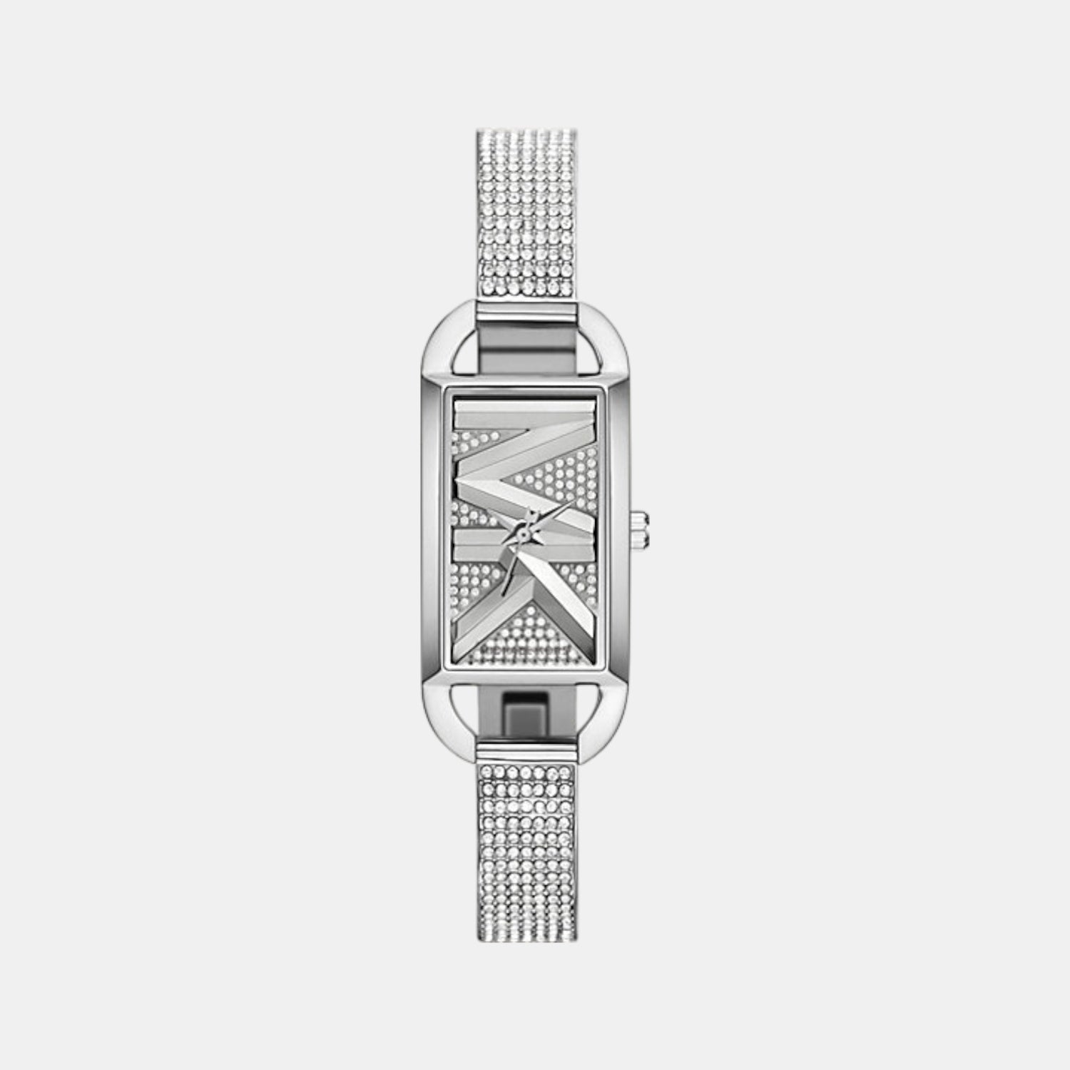 Empire Women Quartz Silver Dial Analog Stainless Steel Watch MK4841