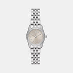 Lexington Women Quartz Silver Dial Analog Stainless Steel Watch MK4843