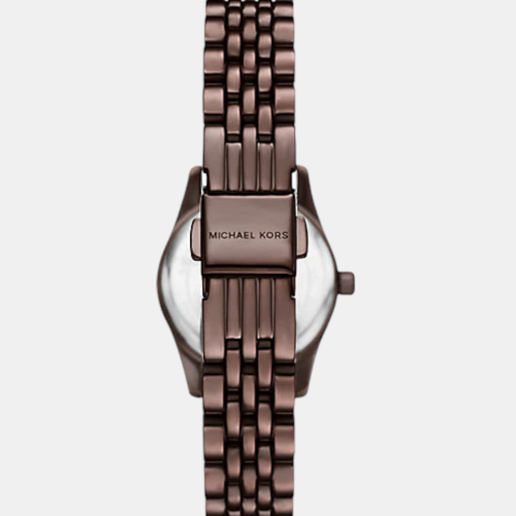 Lexington Women Quartz Brown Dial Analog Stainless Steel Watch MK4844