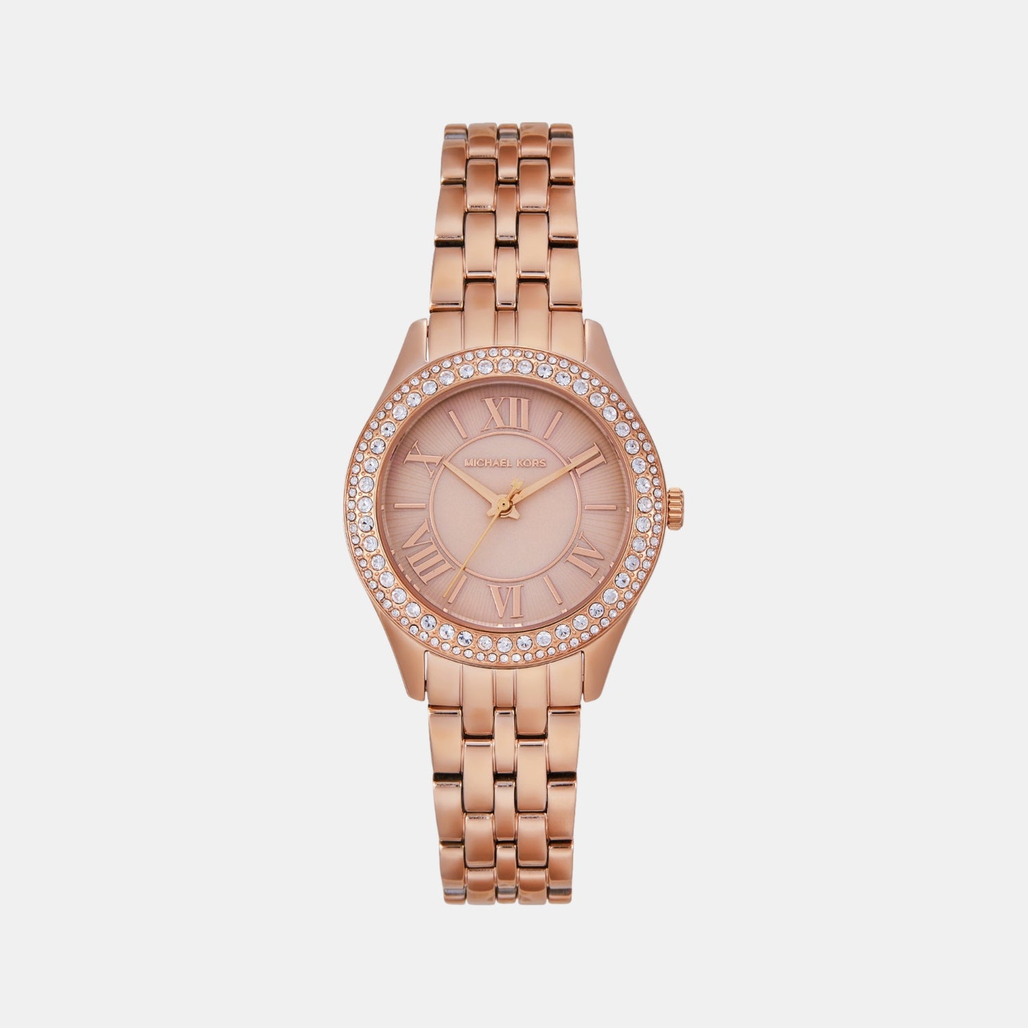 Harlowe Women Quartz Mother Of Pearl Dial Analog Stainless Steel Watch MK4845