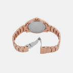 Kacie Women Quartz White Dial Analog Stainless Steel Watch MK4853